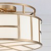 Crystorama Lighting Danielson 3 - Light Flush Mount in  Vibrant Gold - 2 of 4