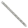 Black Bow Jewelry Men's 12.5mm Stainless Steel Domed Link Bracelet, 8.5 Inch - 2 of 4