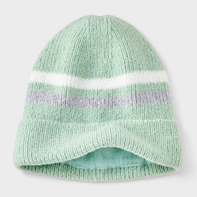 Girls' Striped Beanie Hat - Cat & Jack - image 2