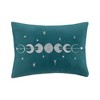 Sapphtopaz 4-Piece King/Cal King Velvet Duvet Cover Set, Diamond Quilted King Quilt Bedding Set with 2 Shams & Pillow -Teal - 4 of 4