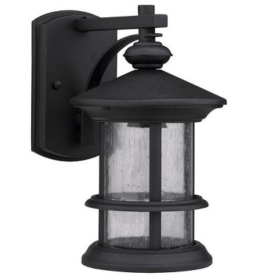 Chloe Lighting Ashley Superiora Transitional 1 Light Textured Black Outdoor Wall Sconce
