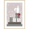Amanti Art 30"x41" Retro Cat and Gifts by Rosana Laiz Blursbyai Wood Framed Wall Art Print - 4 of 4