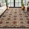 Rugs for Living Room Washable, Soft Vintage Large Bedroom Rug Boho Low Pile Non-Slip Area Rugs Farmhouse Indoor Floor Carpet for Bedroom - 2 of 4