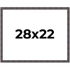 PosterPalooza | Slim Profile Brown Picture Frame - UV Acrylic, Backing Board, Hanging Hardware Included - 2 of 4