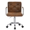 VECELO Rolling Work Chair for Home Office Desk Adjustable Height - 3 of 4