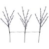 Northlight Set of 3 Pre-Lit Cherry Blossom Artificial Tree Branches, 72 Pure White LED Lights - 3 of 4