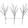 Northlight Set of 3 Pre-Lit Cherry Blossom Artificial Tree Branches, 72 Pure White LED Lights - image 3 of 4