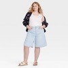 Women's High-Rise Long Denim Shorts - Universal Thread™ - 3 of 3