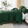 BAGOKIE 3 Pieces Boho Tassel Bed in a Bag Comforter Set - 3 of 4