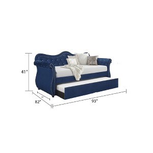 Twin Size Upholstered Daybed with Trundle for Bedroom - 1 of 1