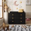 Nursery Dresser with Changing Table Top 6-Drawer Baby Dresser with Anti-Tip Kit - 2 of 4