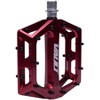 DMR Vault Platform Pedals 9/16" Concave Aluminum Body 22 Removable Pins Deep Red - 2 of 3