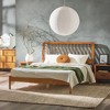 Saracina Home Queen MidCentury Modern Solid Wood Bed with Framed Spindle Headboard - 2 of 4