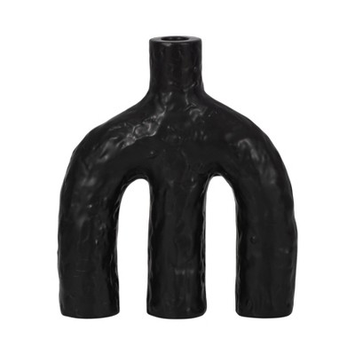 Modern Ceramic Taper Candle Holder - Contemporary Ceramic Decor for Home & Office