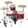 DW DWe Wireless Acoustic-Electronic Convertible 4-Piece Drum Set Bundle With 20" Bass Drum, Cymbals and Hardware Lacquer Custom Specialty Black Cherry - 4 of 4