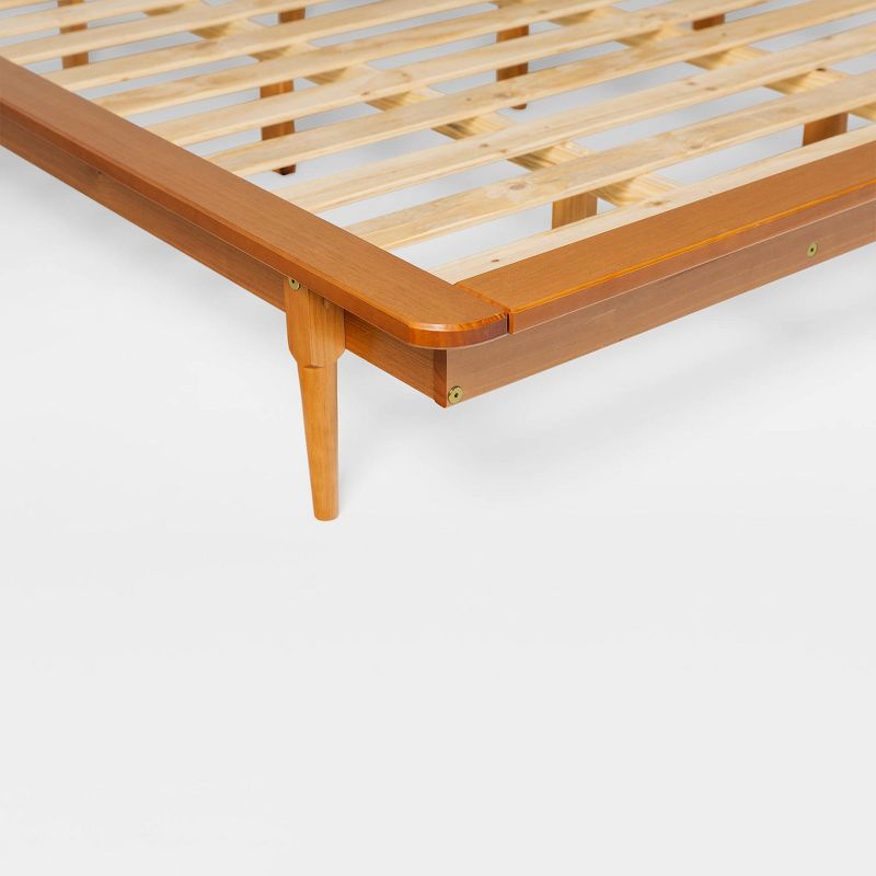 Boho Solid Wood King Platform Bed - Saracina Home, 5 of 15