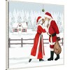 Amanti Art 30"x30" Christmas Love I by Grace Popp Framed Canvas Wall Art Print - 2 of 4