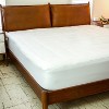 Flash Furniture Capri Comfortable Sleep White Mattress Pad - Deep Pocket - Full Size - Quilted Cotton Top - Hypoallergenic - Fits 8"-21" Mattresses - image 2 of 4