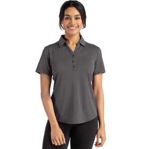 Cutter & Buck Forge Eco Stretch Recycled Womens Short Sleeve Polo - 1 of 2