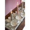 Painted Metal Floral Candle Holder – 5" Tall 3-Taper Candelabra by Kalalou - 2 of 3