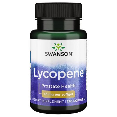 Swanson Dietary Supplements Lycopene 10 mg 120 Sgels.