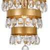 Crystorama Lighting Perla 1 - Light Chandelier in  Antique Gold - 3 of 4