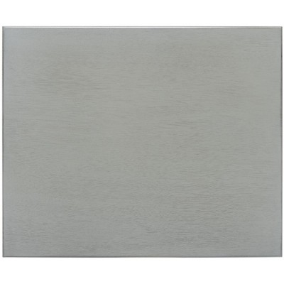 Distressed Gray Wood End Table with Storage