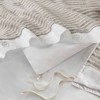 LIVN CO. 8 Piece Woven Stripe Oversized Comforter Set with 3 Decorative Pillows - 4 of 4