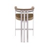 Meridian Furniture,Marcello Brown Velvet Counter Stool, Set of 2 - 2 of 4