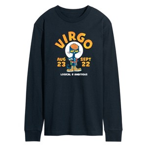 Men's - Pete the Cat - Virgo Long Sleeve Graphic T-Shirt - 1 of 4