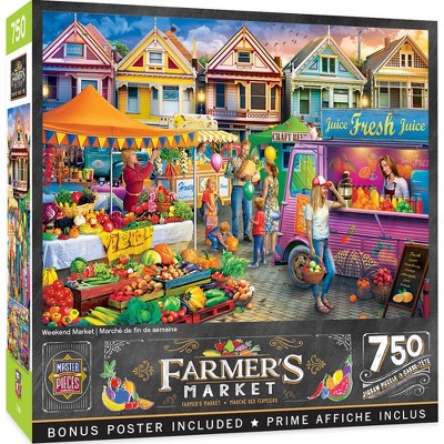 Masterpieces 750 Piece Jigsaw Puzzle For Adults - Weekend Market - 18 ...