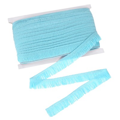 Unique Bargains Polyester Boho Durable Multipurpose Tassel Fringe Trim 27 Yards 1 Inch 1 Pc
