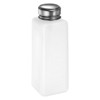 Unique Bargains Plastic Makeup Remover Nail Polish Push Down Alcohol Dispenser Bottles 16.9oz White - 3 of 4