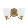 Livex Lighting Somerville 2 - Light Vanity in  Antique Brass - 2 of 4