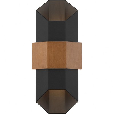 Quoizel Chasm 15.25" Matte Black LED Outdoor Lantern