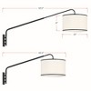 Crystorama Lighting Mallory 1 - Light Sconce in  Matte Black - 2 of 4