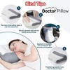 Doctor Pillow Pain Away Pillow - Ergonomic Pillow for Neck and Head Support & Pain Relief - 3 of 4