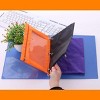 Fmeida Pencil Pouch 3 Ring, Zipper Pencil Pouches Case Binder Cosmetic Bag Black 2 Pack - 4 of 4
