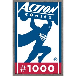 Trends International DC Comics - Superman - Action Comics 1000 Framed Wall Poster Prints - 1 of 4