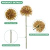 Unique Bargains Artificial Chrysanthemum Ball Flowers Real Touch 11 Inch 12 Pcs - 2 of 4