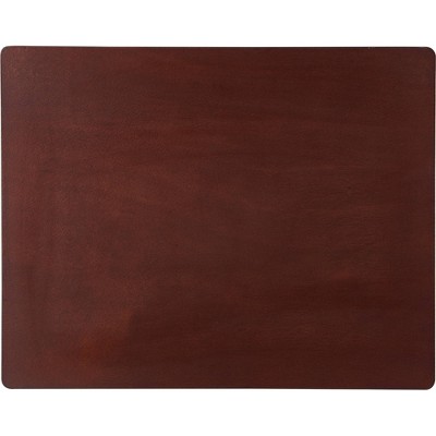 Walnut Rectangular Wood and Metal Side Table with Storage