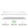Modera Organic Cotton Ventilated Pack n Play Topper  CertiPUR-US Memory Foam Baby Mattress for Playard w/ Washable & Waterproof Cover & Travel Strap - 2 of 4