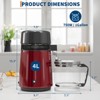 Stainless Steel Water Distiller 4L 750W with Glass Jug, Gold/Red/Silver - 3 of 4