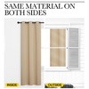 NICETOWN Grommet Top Blackout Curtains, Thermal Insulated Noise Reducing Window Drapes (Set of 2) - 4 of 4