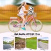 Vynxaria 20 Inch Girls Bike with Basket, 7-10 Years Old, Single Speed, Steel Frame, No Training Wheels - 4 of 4