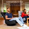 Best Choice Products Folding Floor Gaming Chair for Home, Office w/ 360-Degree Swivel, 4 Positions - 3 of 4