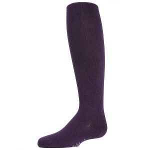 Memoi Girls' Soft Pima Cotton Opaque Tights - 1 of 2