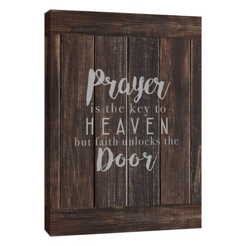 11 X 14 Prayer Is The Key Decorative Wall Art Ptm Images Target