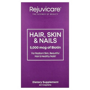 Rejuvicare Hair, Skin & Nails, 60 Caplets - 1 of 4