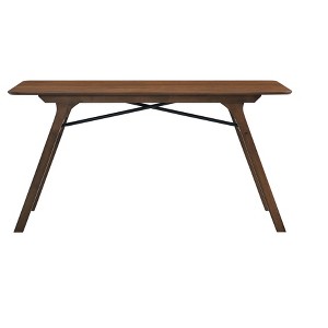 NicBex Dining Table 63" Modern Rectangular Wooden Dining Table Ceramic Top for Dining Room - 1 of 4